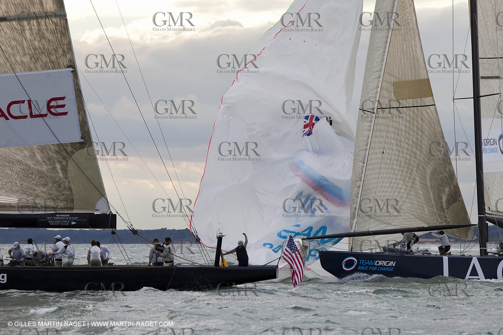 04 08 2010 - Cowes (UK, IOW) - The 1851 Cup -  BMW ORACLE Racing - Day 2.
