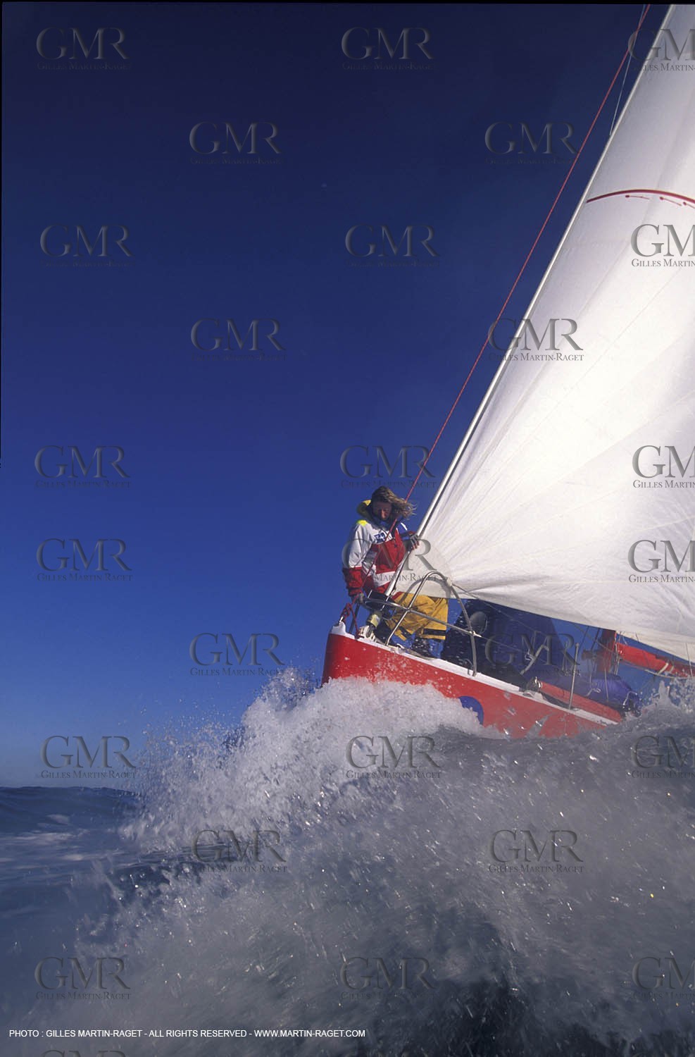 1996 - Vendée Globe  - Whirlpool - Catherine Chabaud