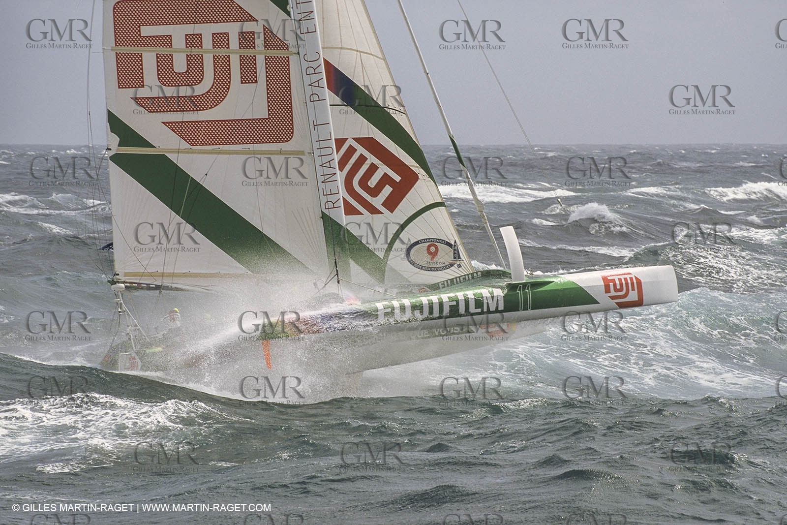 Yacht Racing, Multihull, ORMA 60, Loick Peyron, Fujicolor