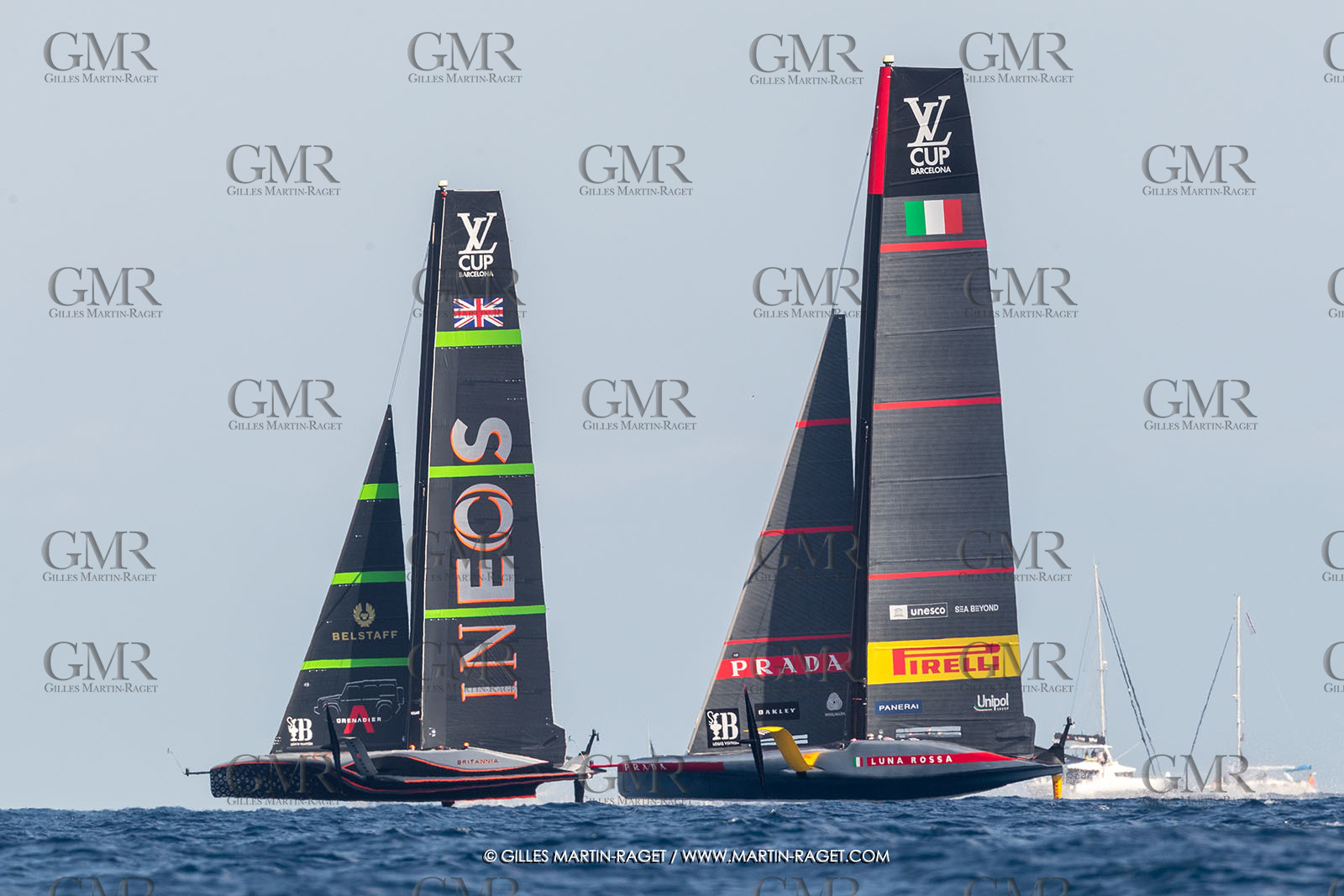 04 10 2024, Barcelona (ESP), 37th America's Cup, Louis Vuitton Cup Final, Race Day 7