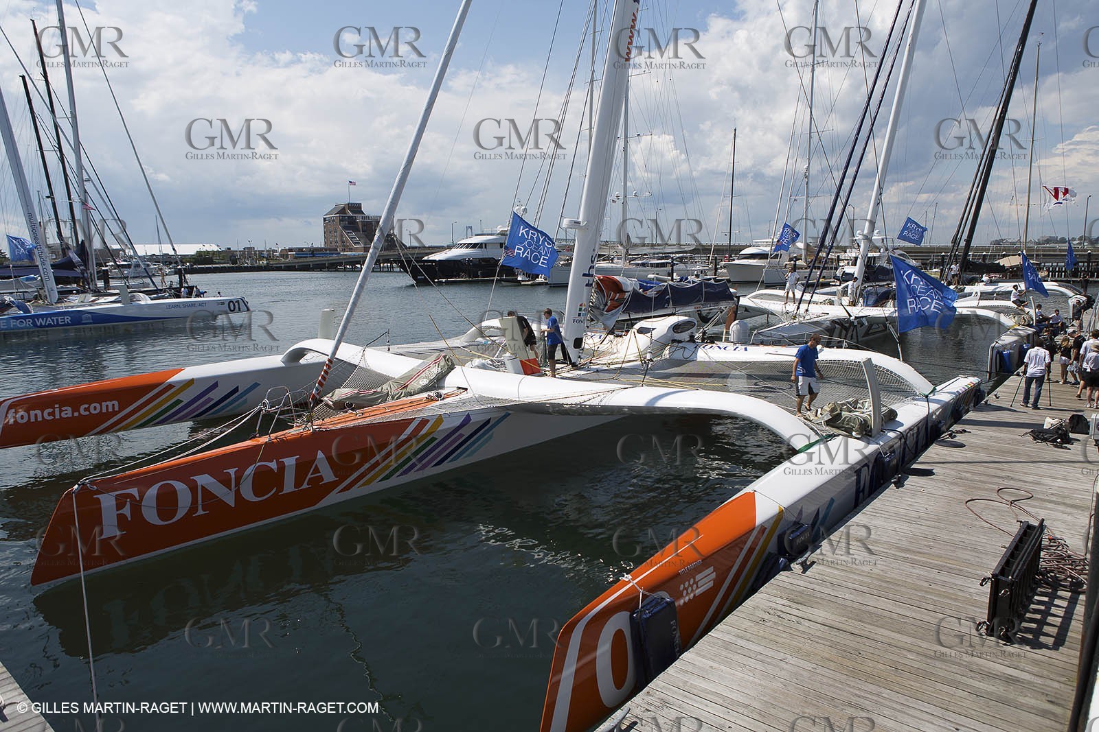 02 07 2012 - Newport (RI) -start of the Krys Ocean Race pre-event sailed between Newport and New York