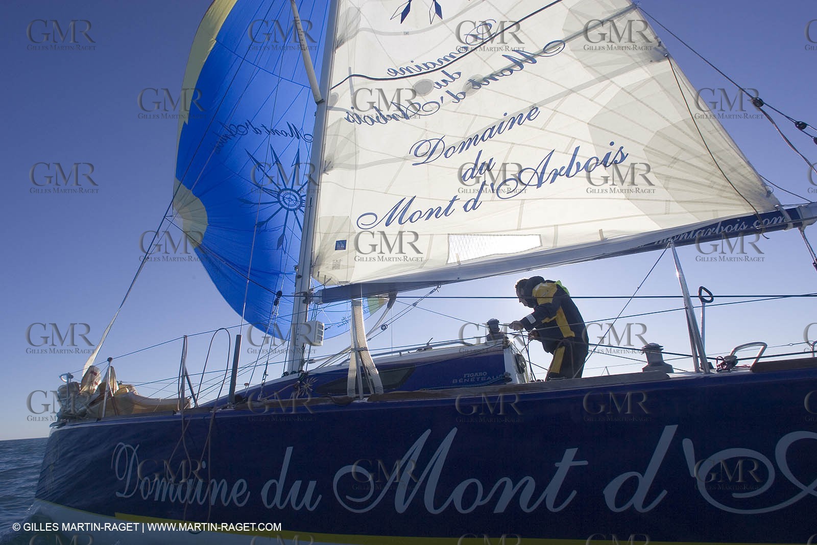 15 02 2007 - La Grande Motte (FRA) - Onedesign Figaro II - Thierry Duprey du Vorsent (Domaine de Monts d'Arbois)