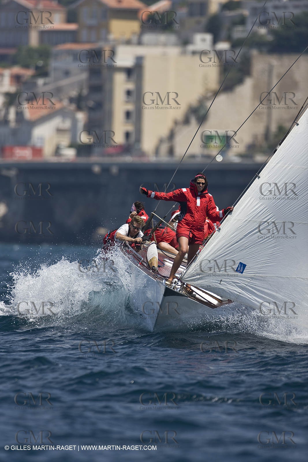 Sailing, Classic yachts, Voiles Vieux Port 2009, Marseille (FRA)
