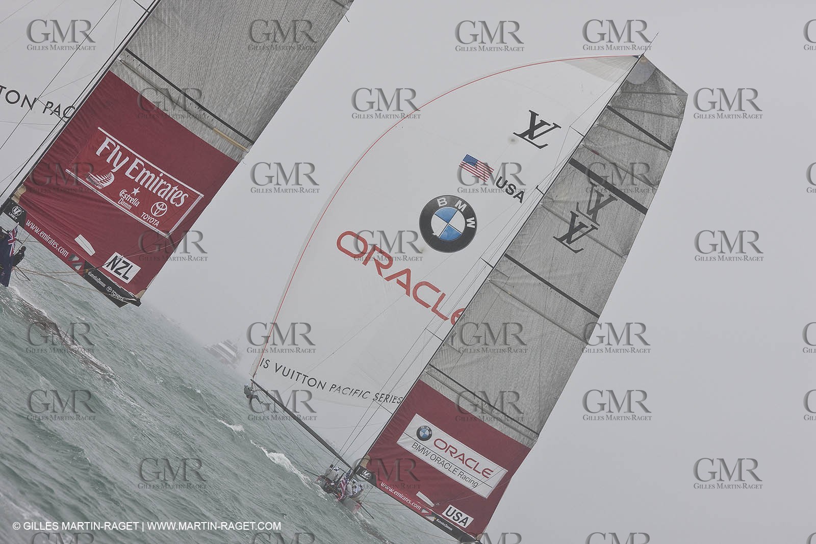 09 02 2009 - Auckland (NZL) -  Louis Vuitton Pacific Series -  Racing Day 9 - Round Robin 2