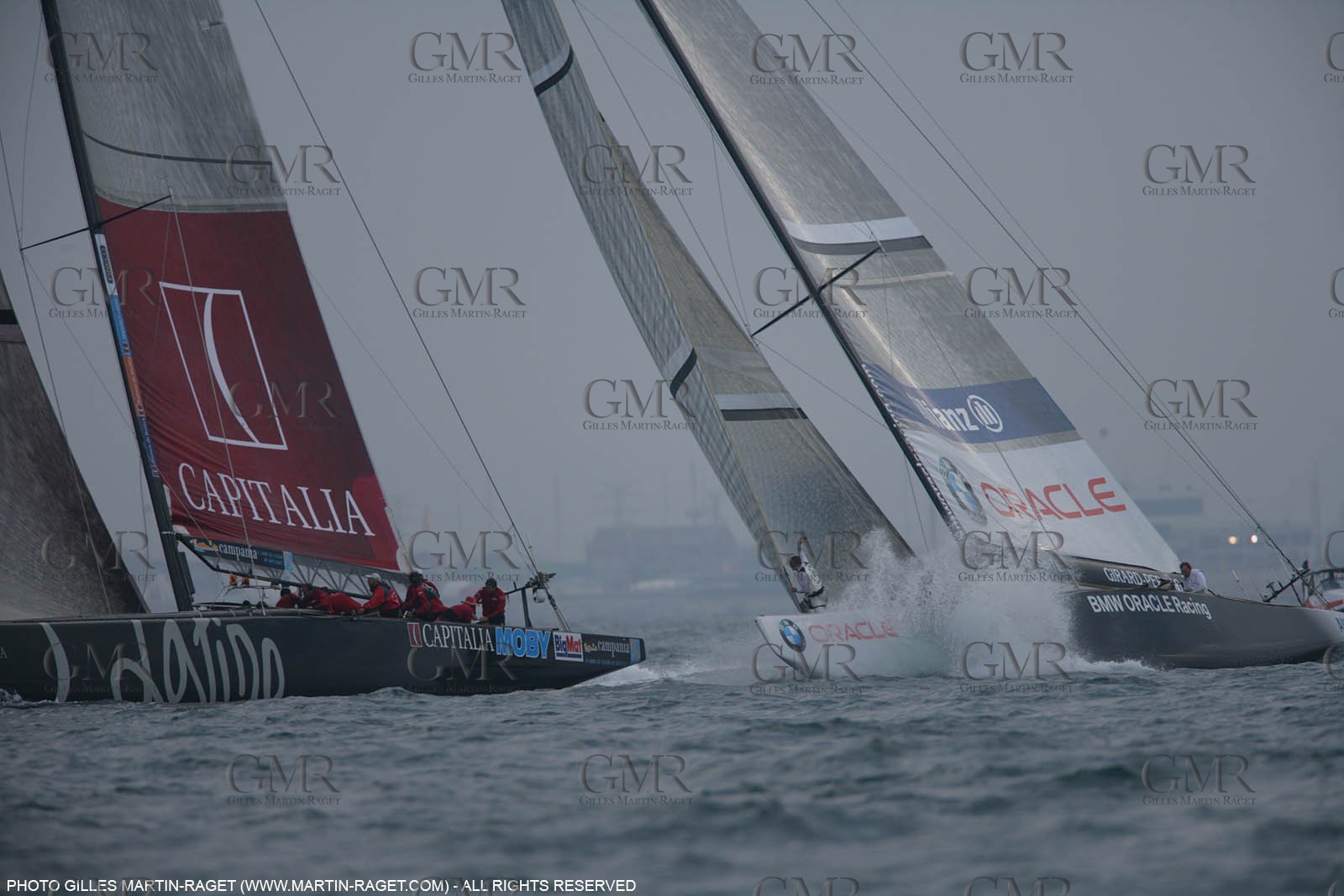 26 04 2007-Valencia (Spain)- 32nd America's Cup - Louis Vuitton Cup - RR1 - Day 11 - BMW ORACLE Racing