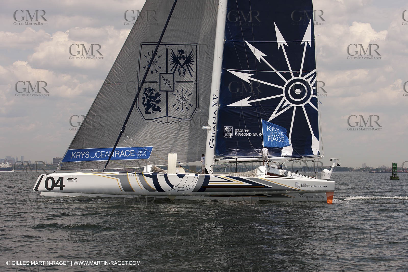 03 07 2012 - New York (USA, NY) - Krys Ocean Race prologuie - arrival in New York