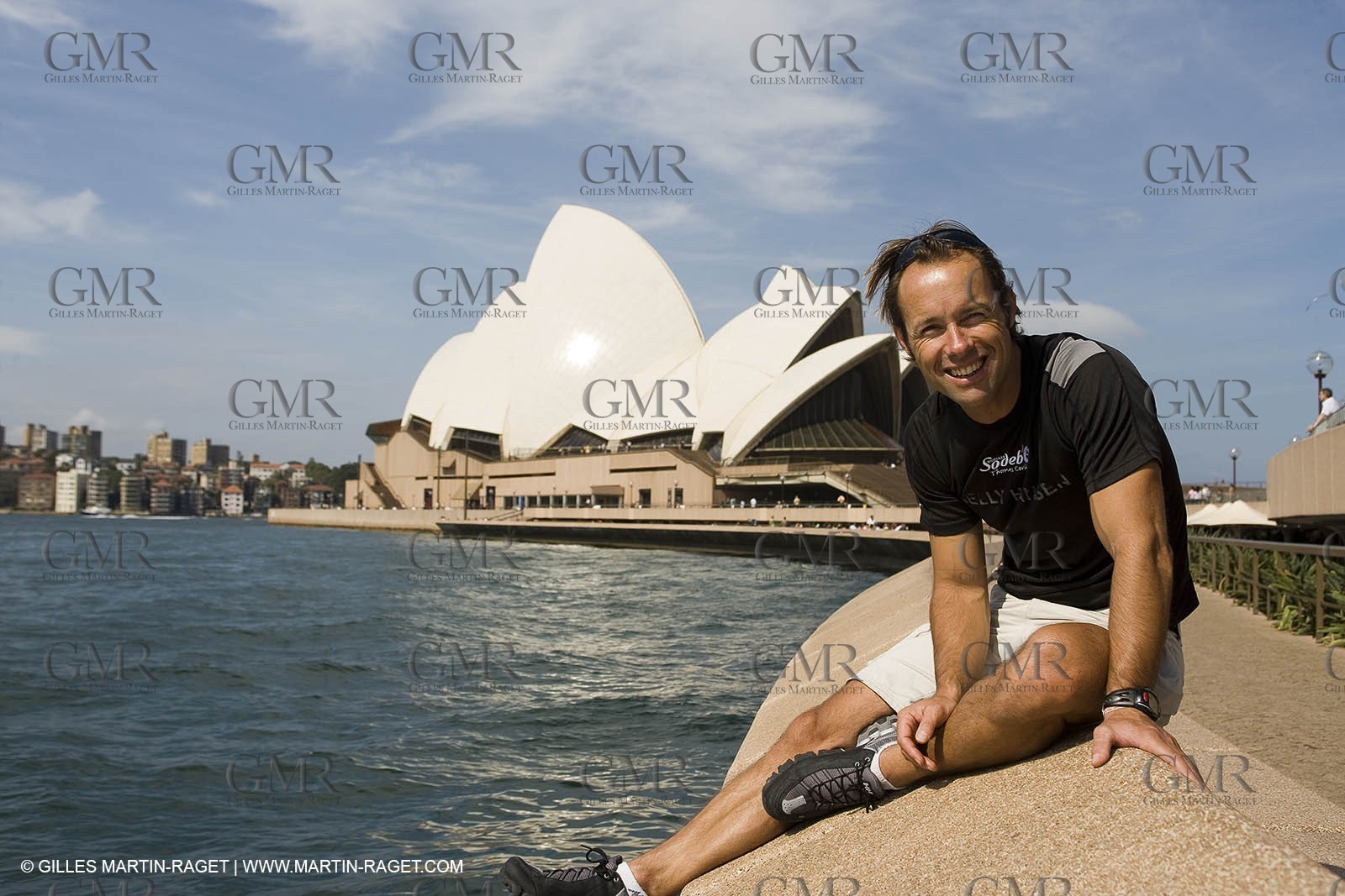 Sydney, Australia, Thomas Coville trimaran Sodebo building at Boat Speed