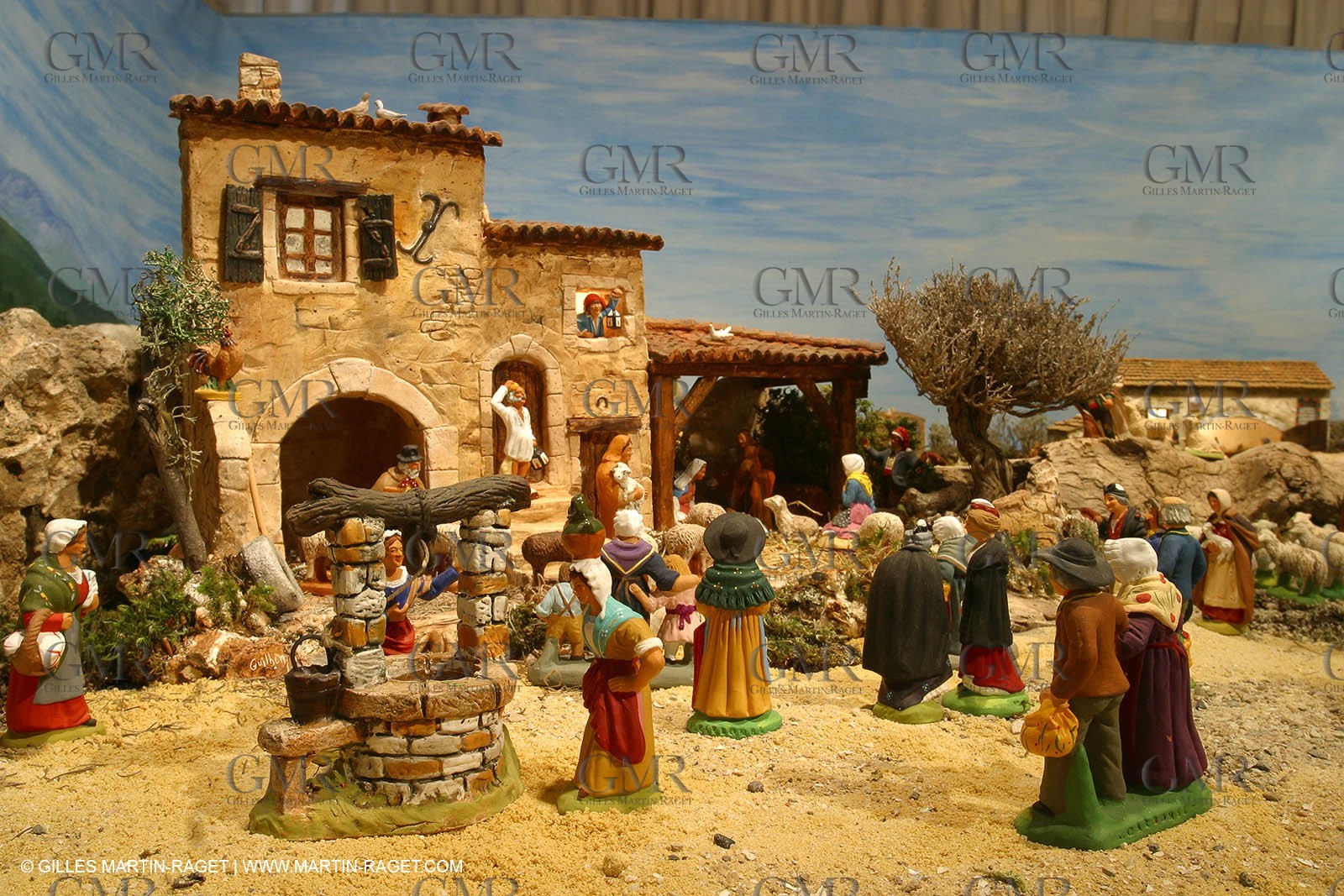 Great crib from les Saintes Maries de la mer (FRA, 13) for Christmas, December 2010