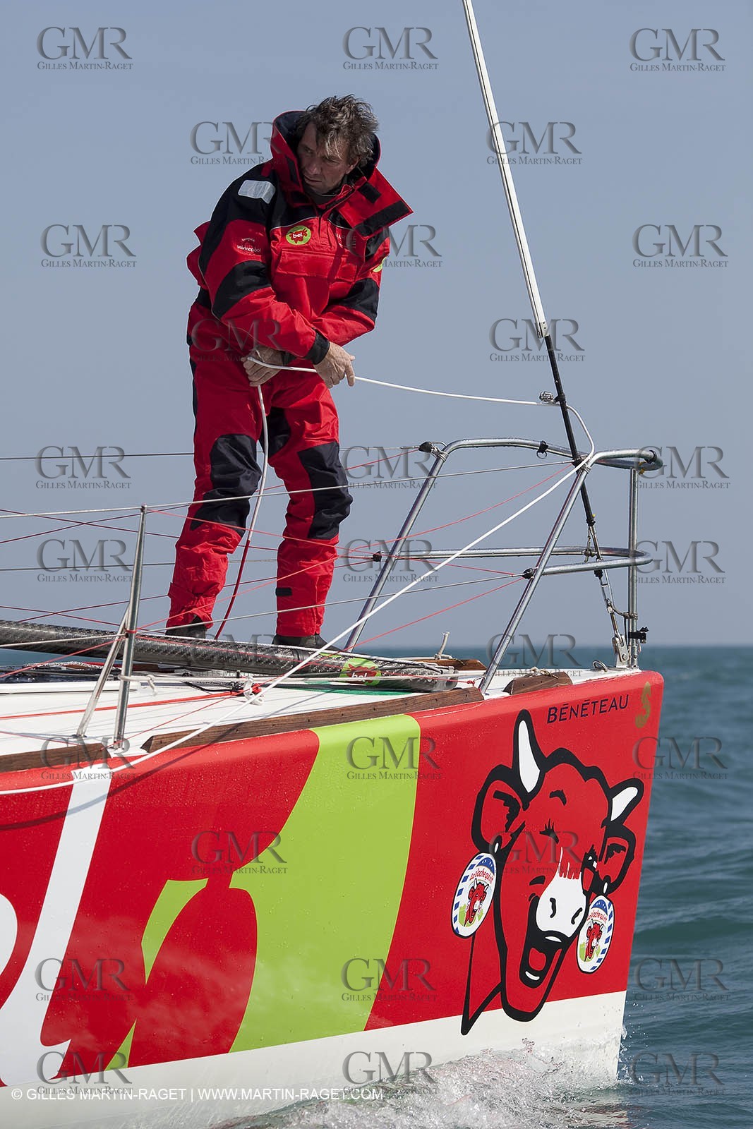 13 03 2010 -  La Grande Motte   Port Camargue (FRA) - Groupe Bel - Kito de Pavant   Sebastien Audigane training for Transat AG2R