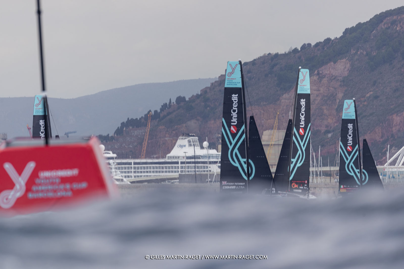 18 09 2024, Barcelona (ESP), Unicredit Youth America's Cup, Race Day 2