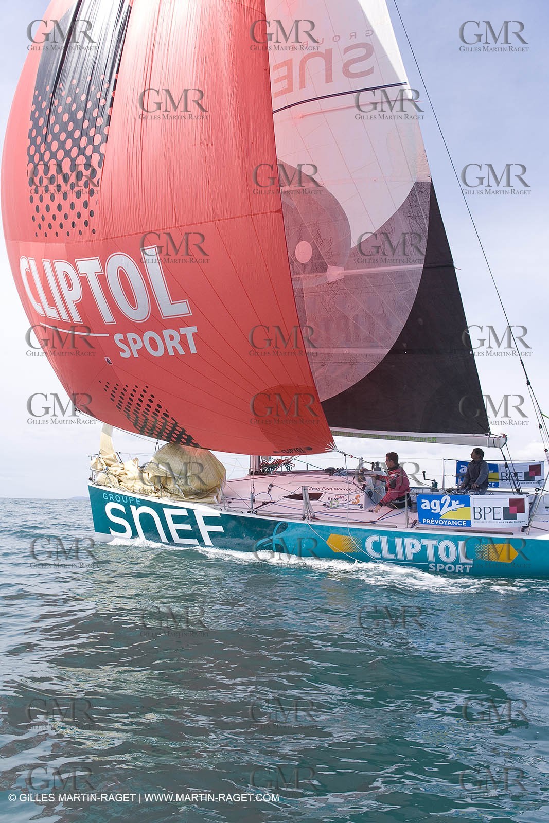 27 03 08- La Grande Motte- (FRA,34) Transat AG2R 2008- Jean-Paul Mouren- Laurent Pellecuer