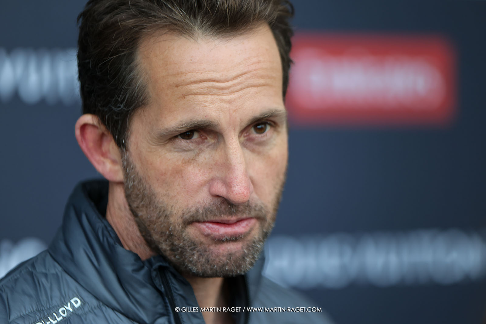 18 10 2024, Barcelona (ESP), Louis Vuitton 37th America's Cup, Final Match, Race Day 5, Ben AInslie