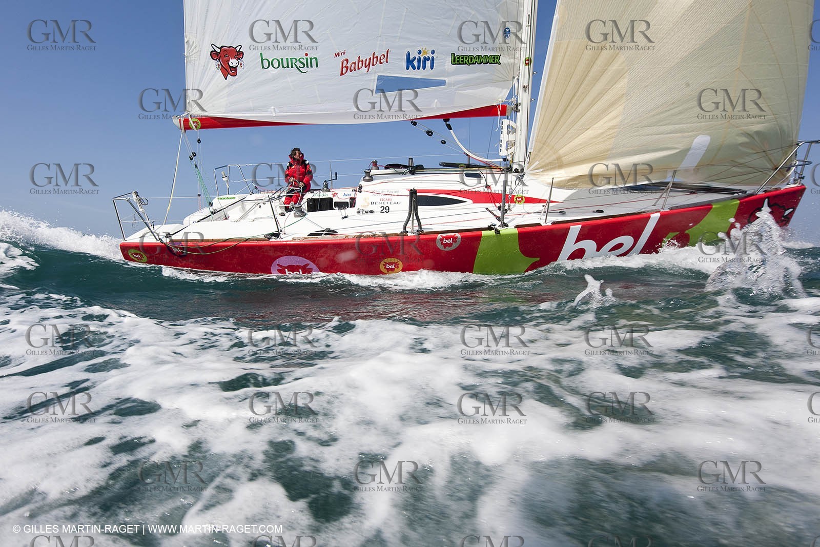 13 03 2010 -  La Grande Motte   Port Camargue (FRA) - Groupe Bel - Kito de Pavant   Sebastien Audigane training for Transat AG2R