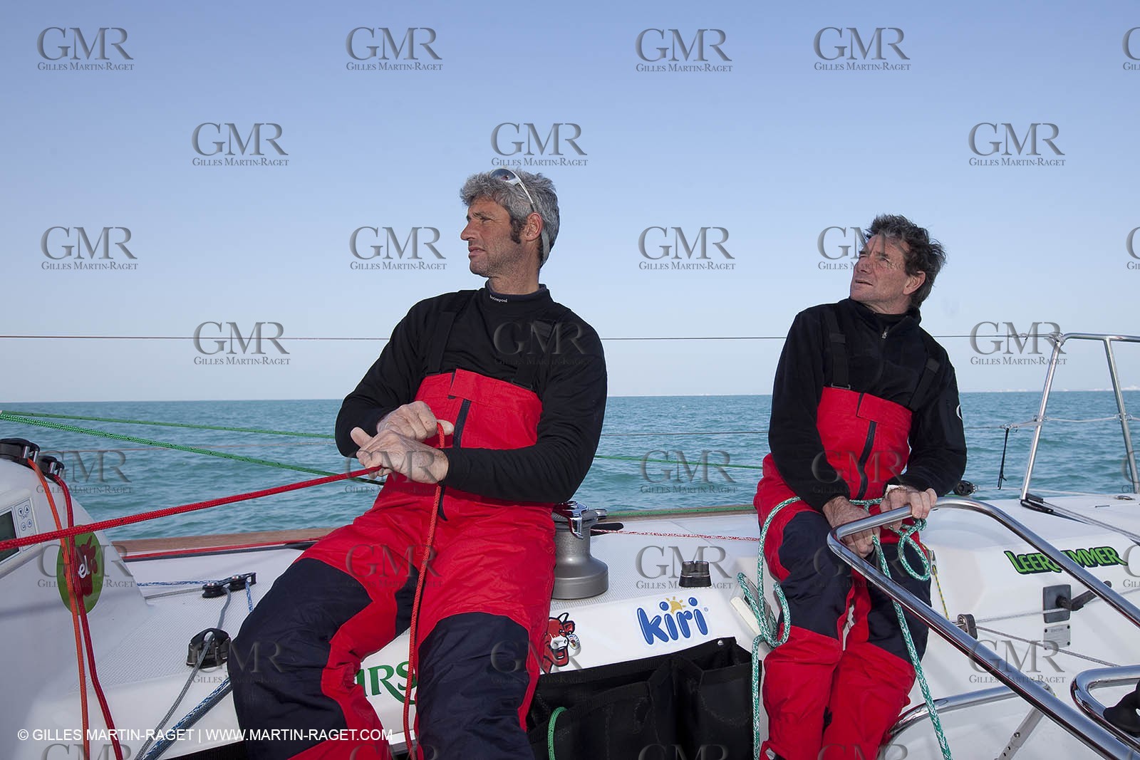 13 03 2010 -  La Grande Motte   Port Camargue (FRA) - Groupe Bel - Kito de Pavant   Sebastien Audigane training for Transat AG2R