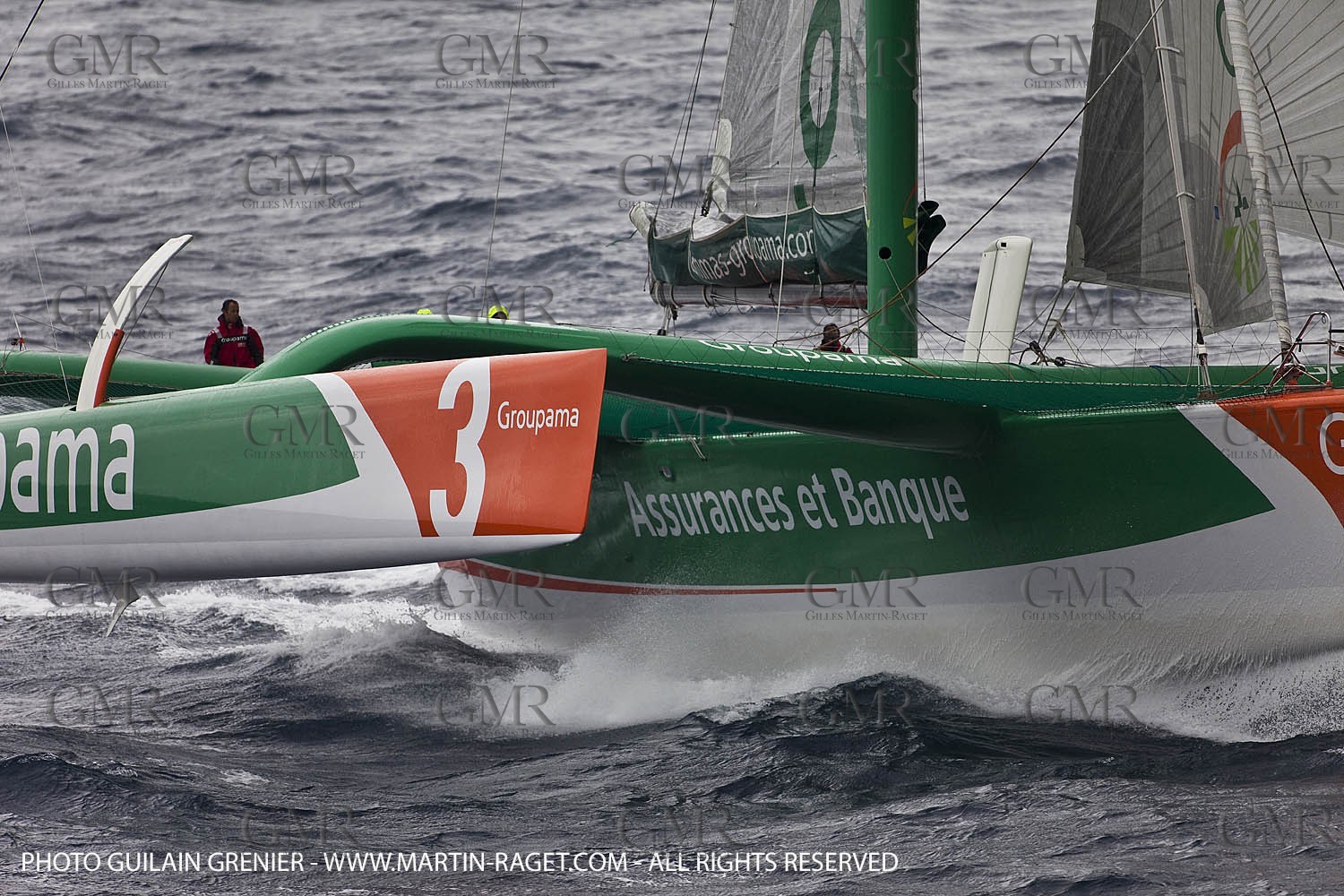 05 14 09 - Marseilles - Mediterranean Record - Groupama 3 - Franck Cammas - G Class - Start from Marseilles to Carthage (Tunisia)
