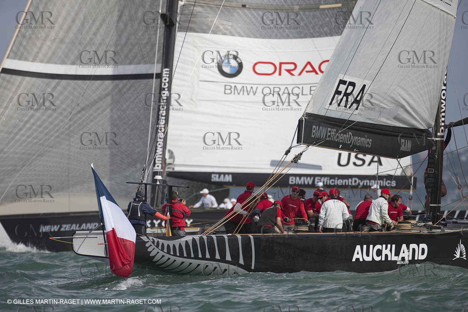 01 02 2009 - Auckland (NZL) -  Louis Vuitton Pacific Series -  Racing Day 3 - Round Robin 1