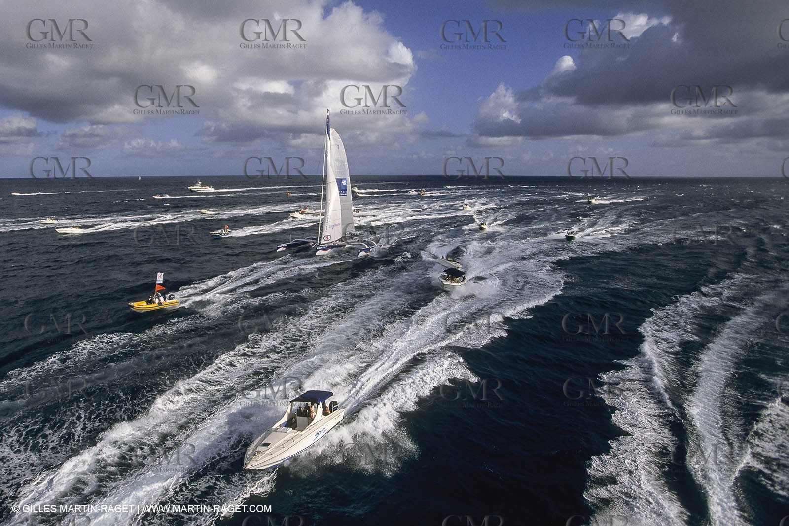 Yacht Racing, Multihull, ORMA 60, Michel Desjoyeaux, Géant