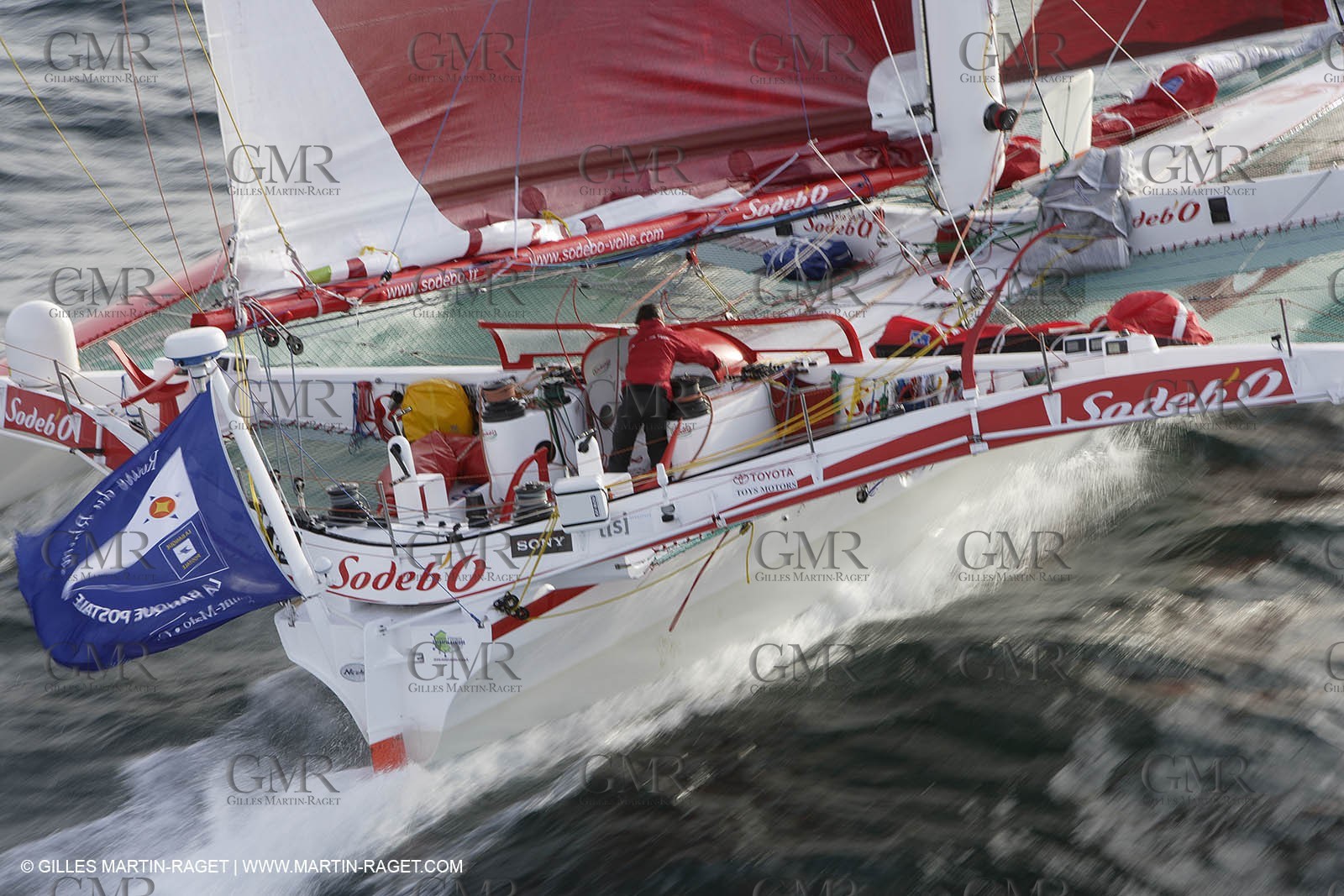 11 10 2008  -Lorient (FRA)  -  Multis Orma - Sodebo (Thomas Coville) - Route du Rhum 2006 training