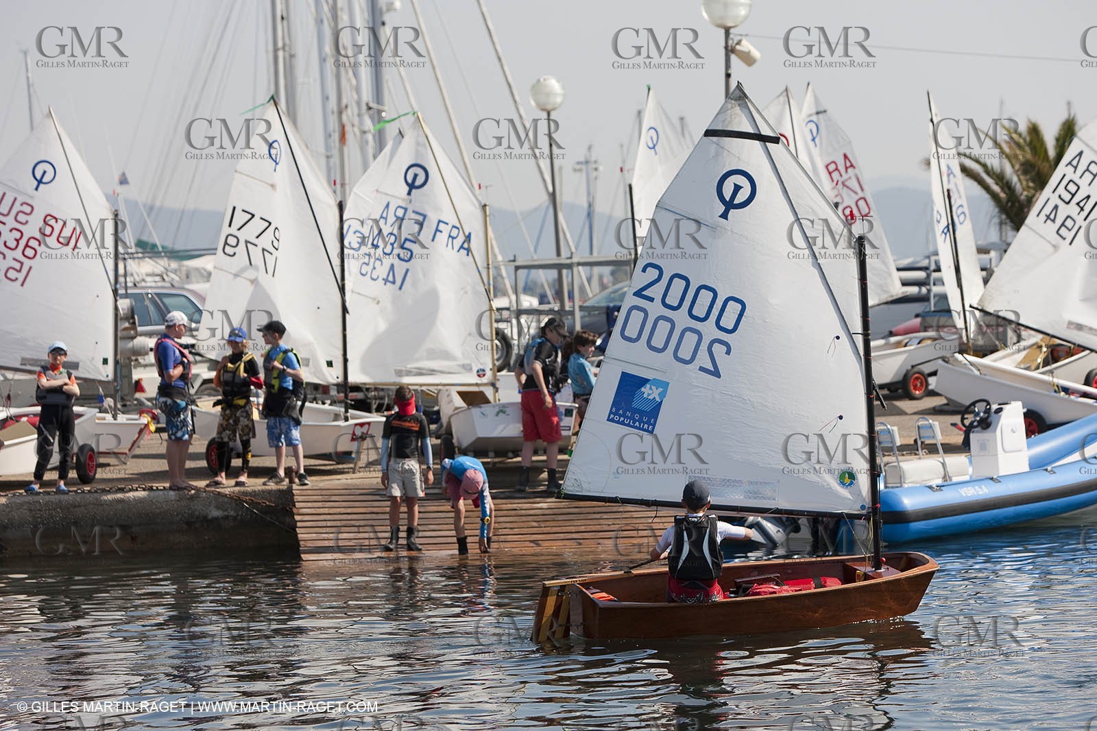 24 05 2010 - Hyères (FRA,83) - wooden optimist
