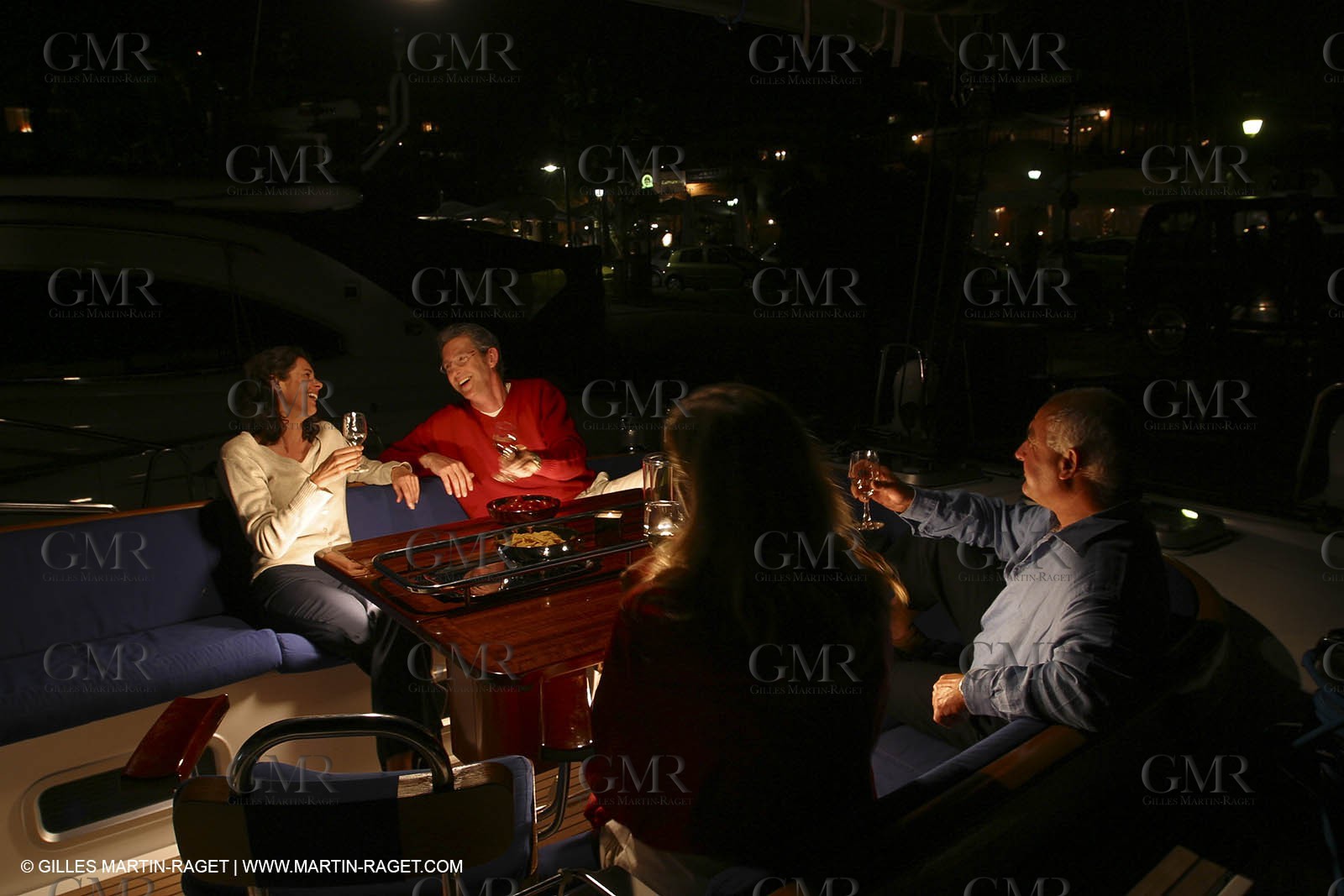 Sail - Cruising - People - At night