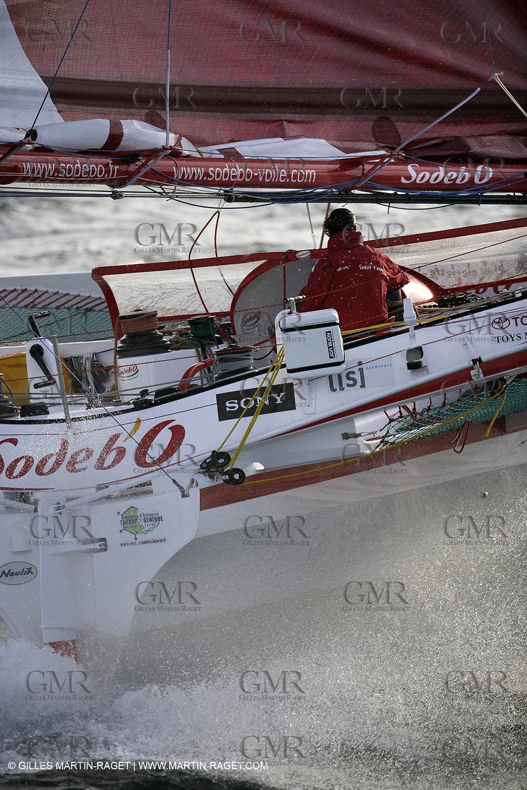 11 10 2008  -Lorient (FRA)  -  Multis Orma - Sodebo (Thomas Coville) - Route du Rhum 2006 training