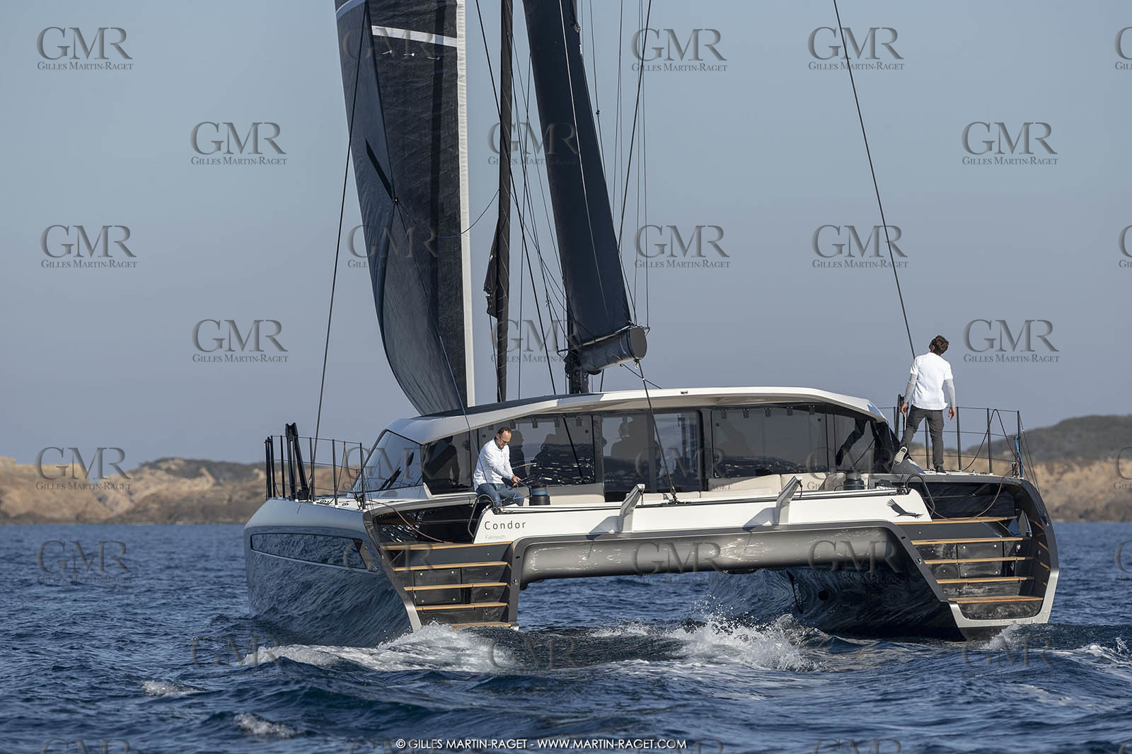 16 02 2019, Porquerolles (FRA,83), Gunboat 68 sail testing  3