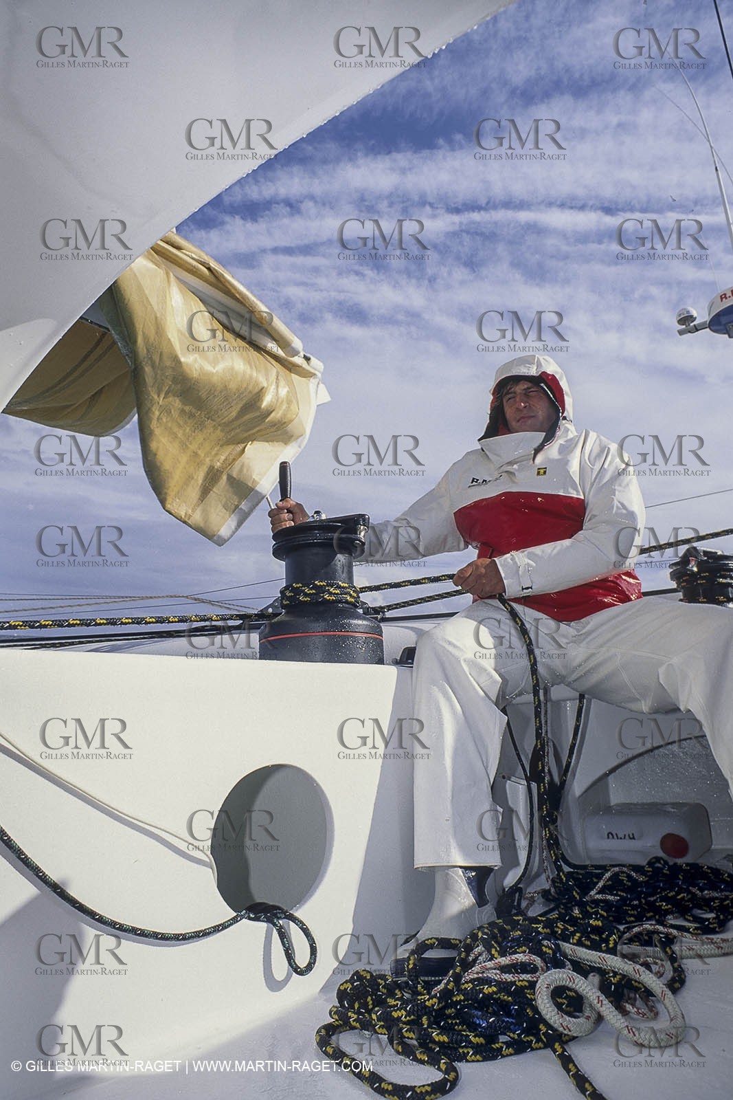 Sailing, Offshore Racing, Route du Rhum 1990, RMO, Laurent Bourgnon
