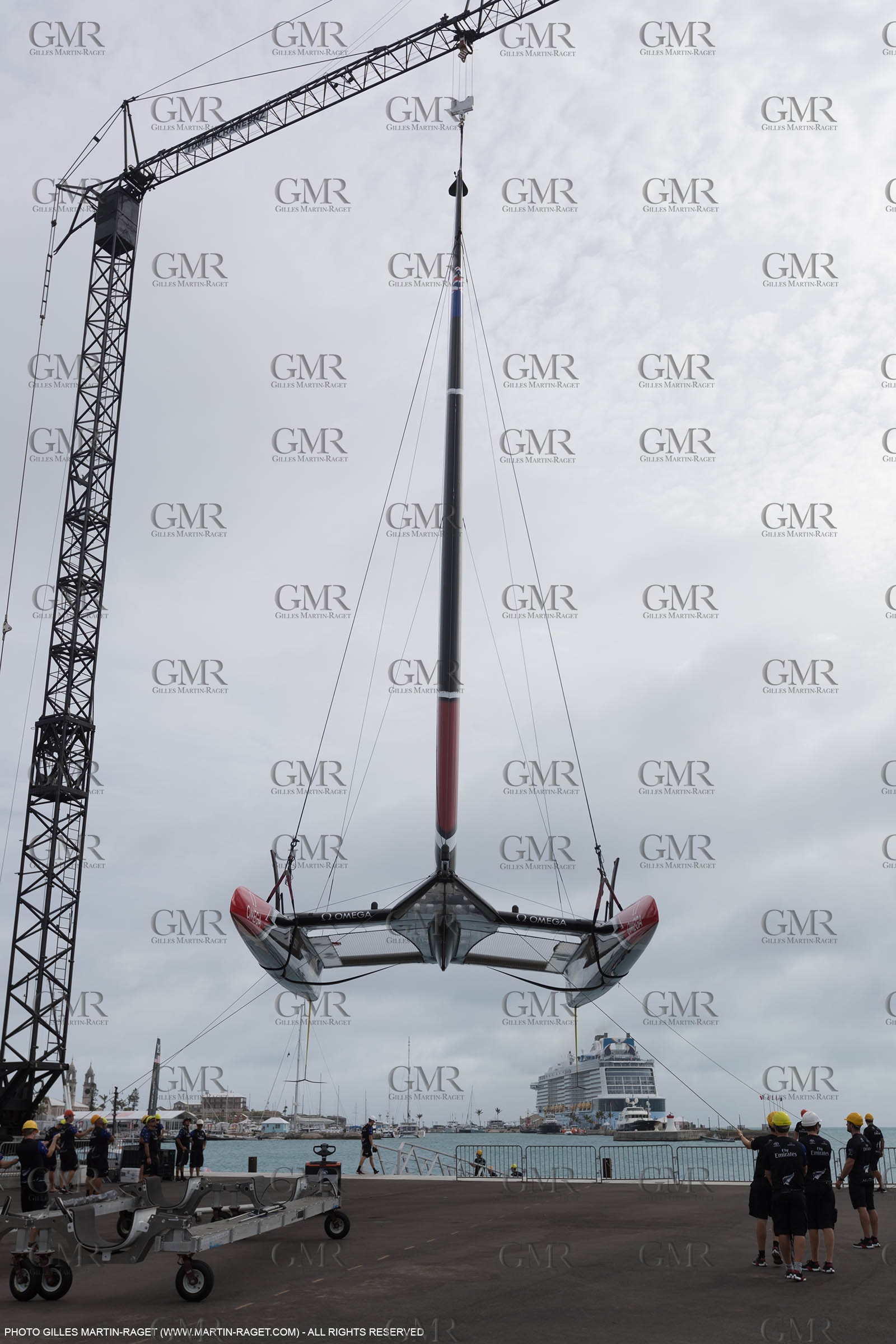 10 06 2017 - Bermuda (BDA) - 35th America's Cup Bermuda 2017 - Louis Vuitton America's Cup Challenger Playoffs final, Day 1