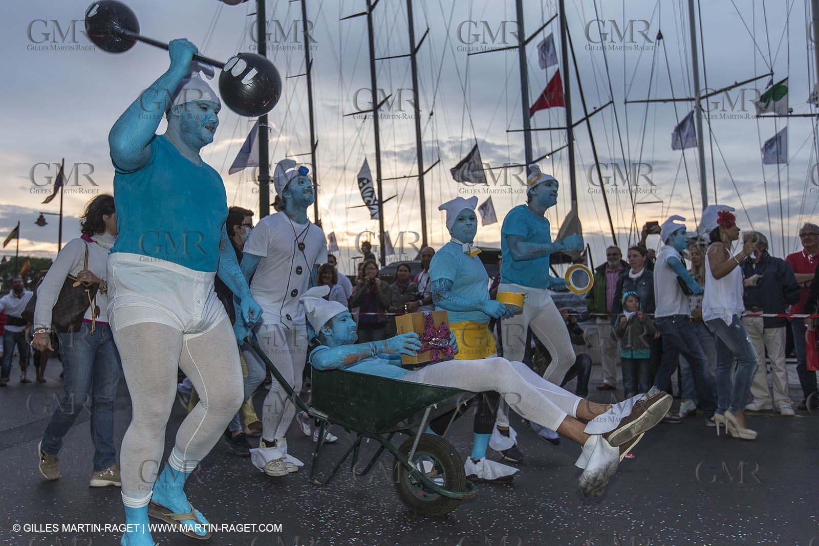 03 10 2013 - Saint-Tropez(FRA,83) - Voiles de Saint-Tropez 2013 - Day 4 - Crew parade