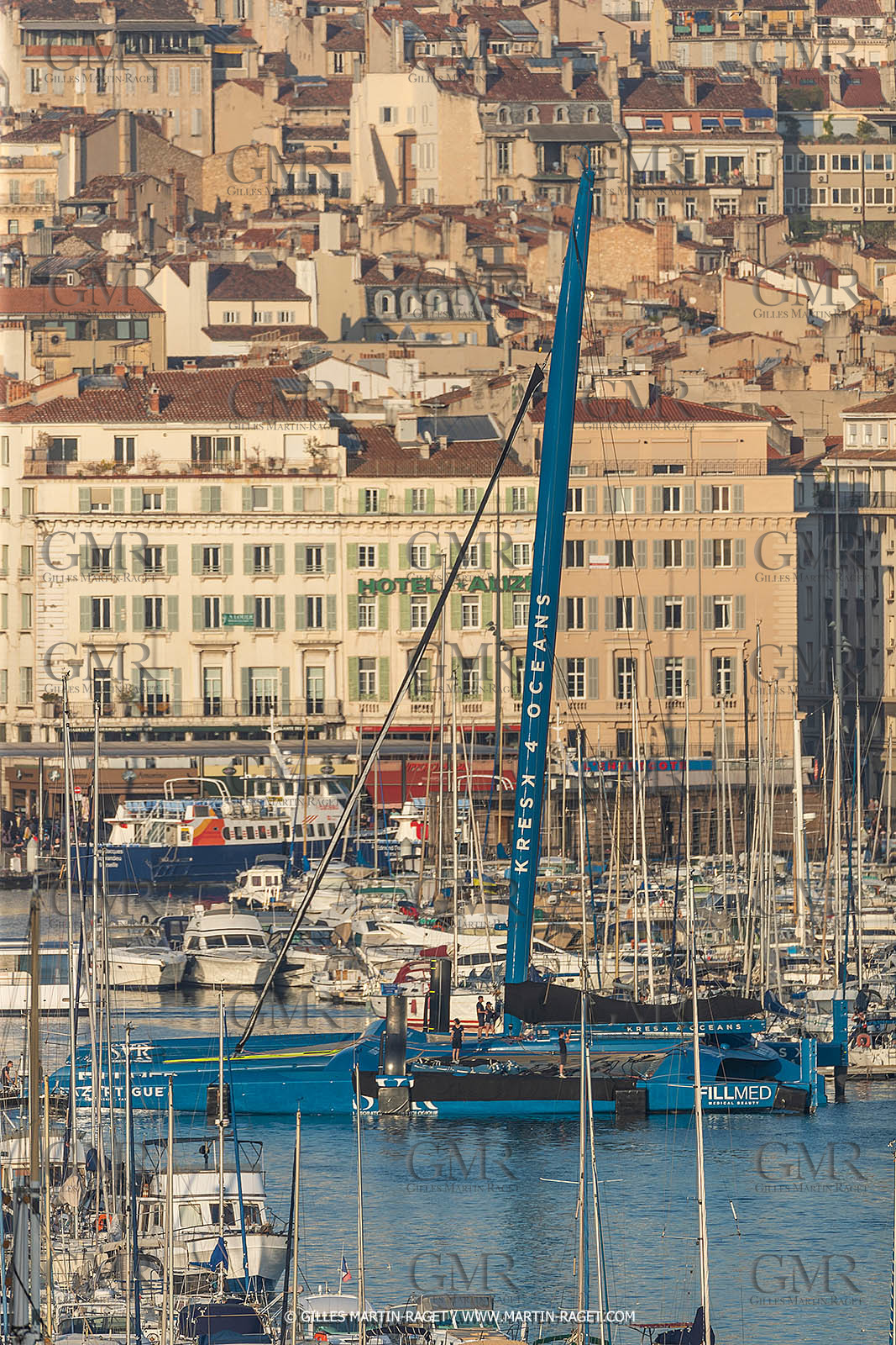 17 05 2022, Marseille (FRA), Arrivée du trimaran Ultim SVR LAZARTIGUE à Marseille