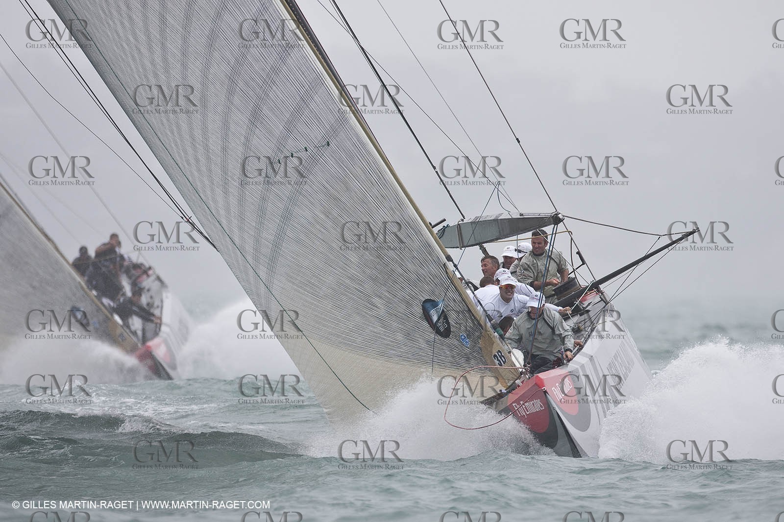 09 02 2009 - Auckland (NZL) -  Louis Vuitton Pacific Series -  Racing Day 9 - Round Robin 2