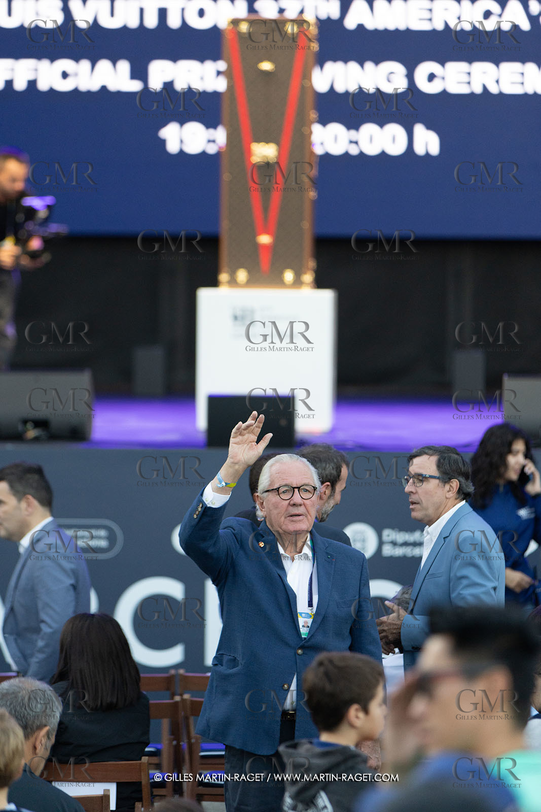 19 10 2024, Barcelona (ESP), Louis Vuitton 37th America's Cup, Final Match, Race Day 6 , Prizegiving