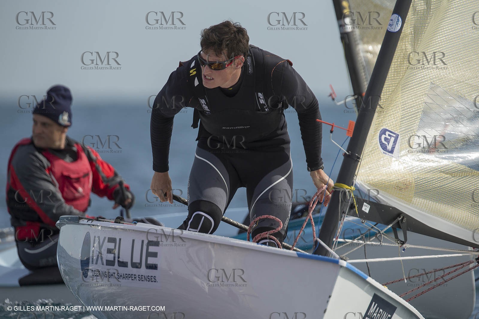 14 02 2014,  Cannes (FRA,06), FINN Cannes International Sailing week - Johnatan Lobert (FRA)