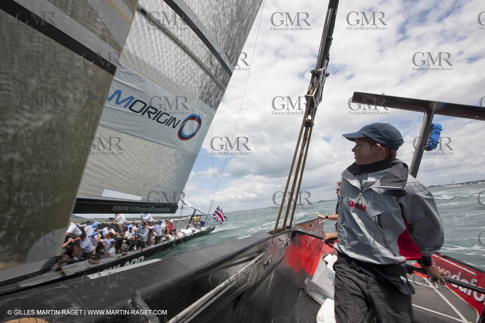 29 01 2009 - Auckland (NZL) -  Louis Vuitton Pacific Series - BMW ORACLE Racing - Training