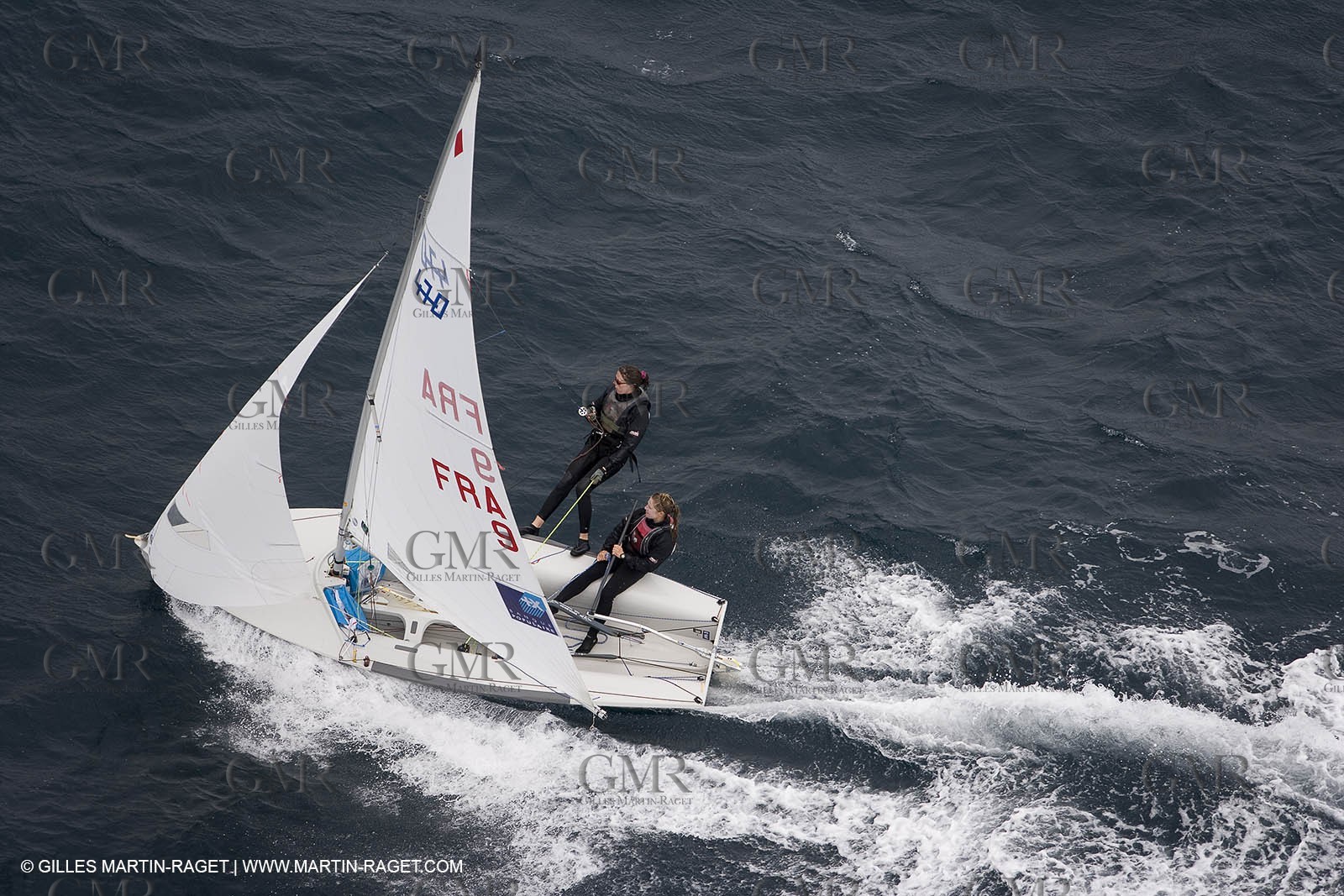 26 04 2007 - 2007 Semaine Olympique Française - Hyères (South of France) - Day 5 - Team France - 470 Femme - Lecointre-Lemaître