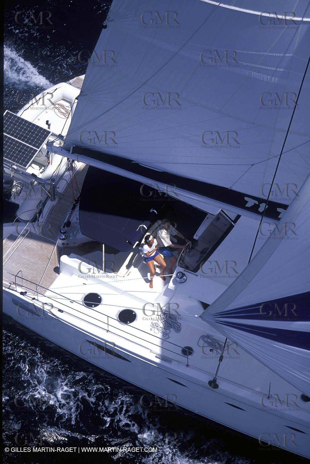 Cruising multihull mooring