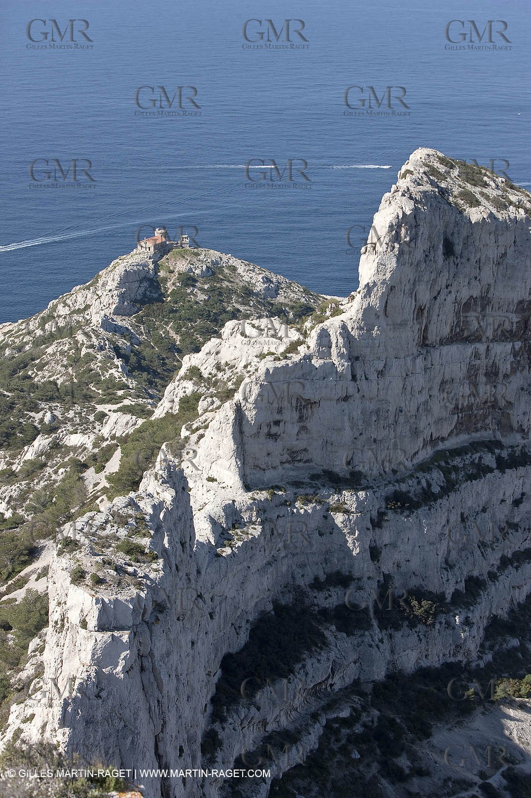 18 04 2009 - Marseille (FRA, 13) - Les Calanques- Semaphore and arrête East du rocher des Goudes