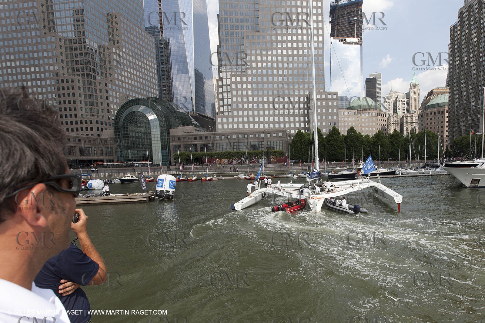 03 07 2012 - New York (USA, NY) - Krys Ocean Race prologuie - arrival in New York