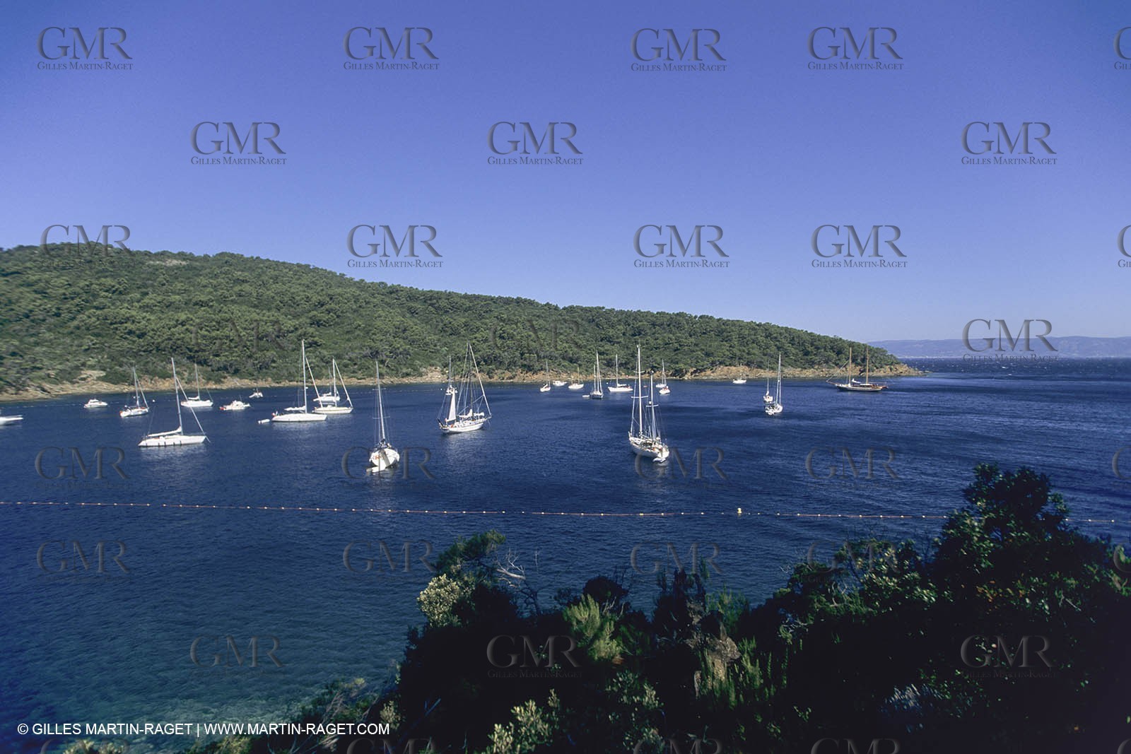 France, Provence, Iles d'Hyères, Port Cros