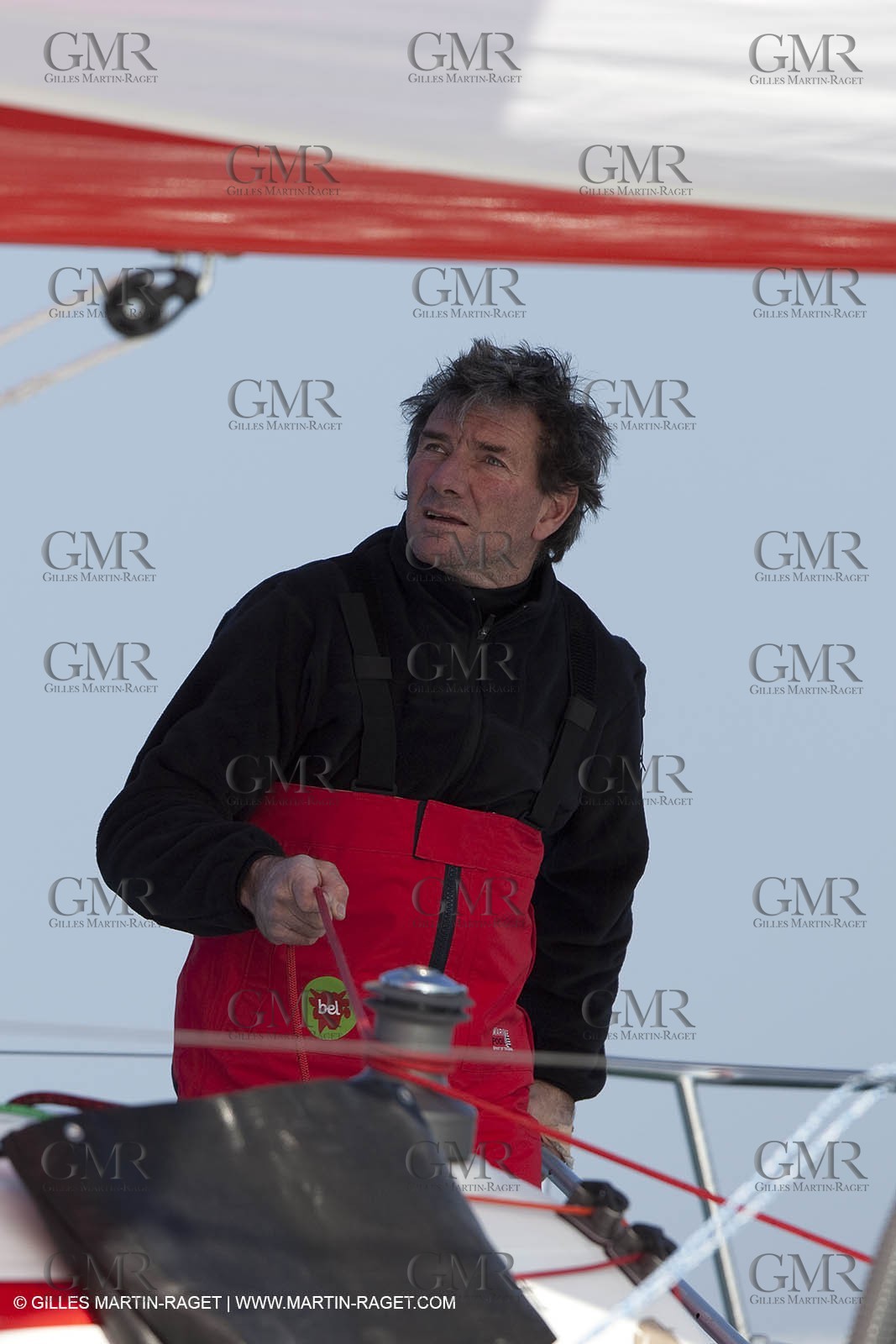 13 03 2010 -  La Grande Motte   Port Camargue (FRA) - Groupe Bel - Kito de Pavant   Sebastien Audigane training for Transat AG2R