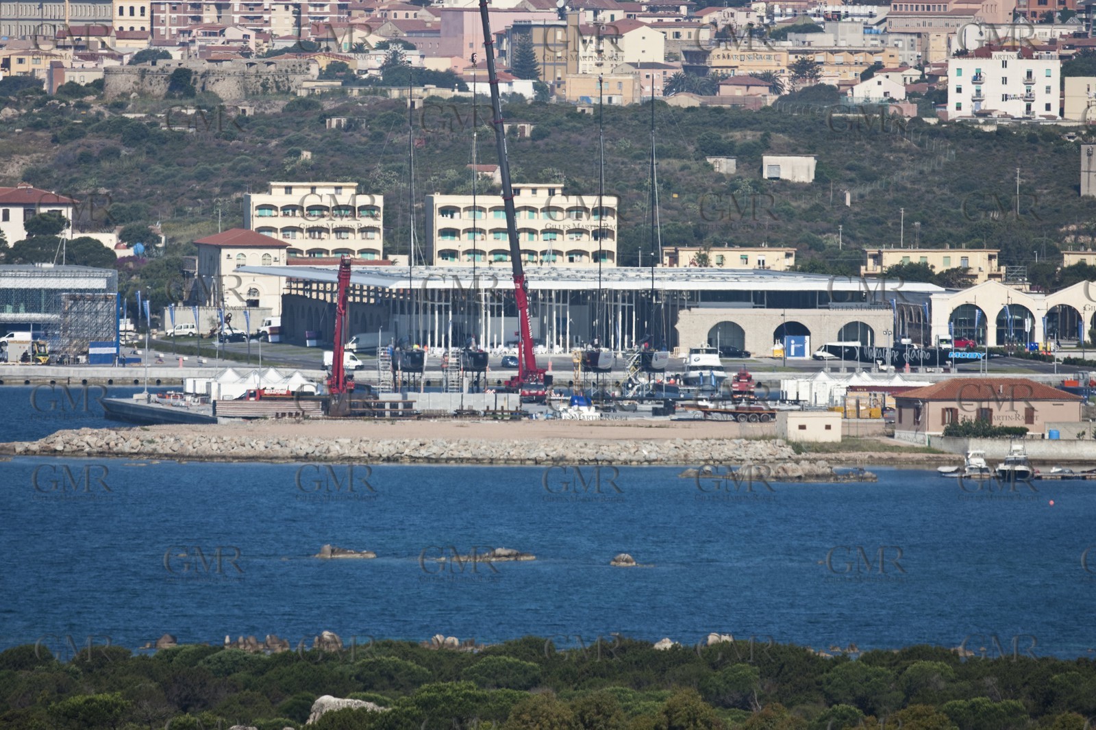 19 05 2010 - La Maddalena (ITA, Sardinia) - Carrano boatyard and Passo della Moneta Marina