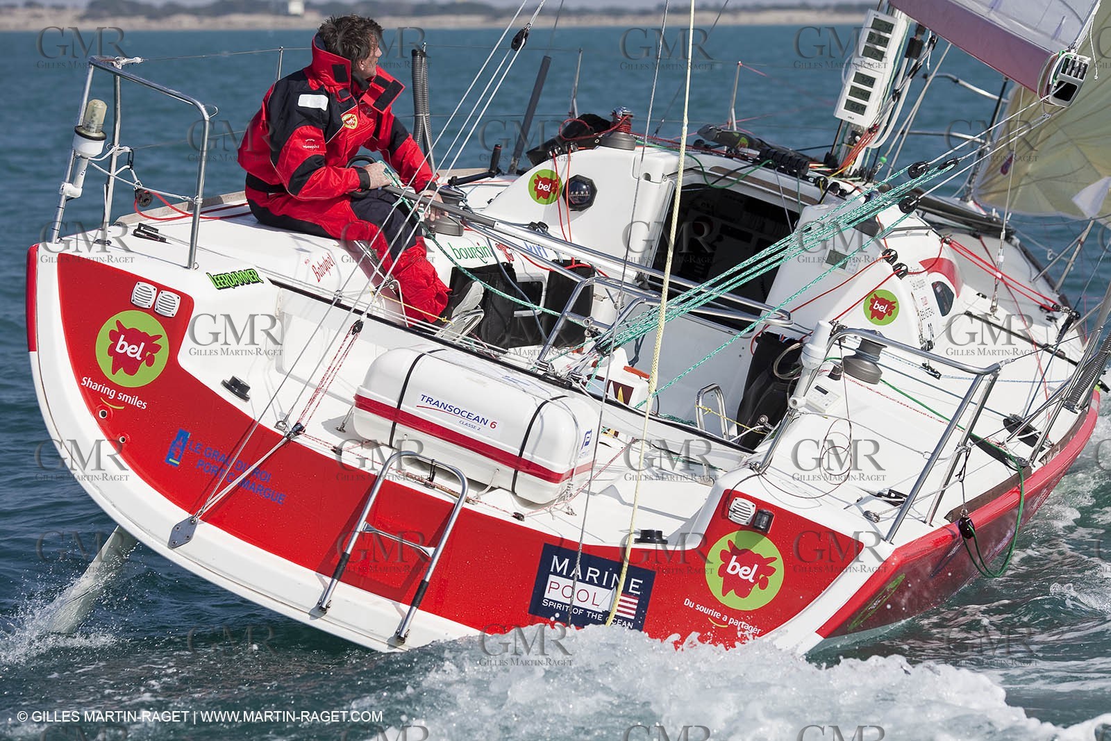 13 03 2010 -  La Grande Motte   Port Camargue (FRA) - Groupe Bel - Kito de Pavant   Sebastien Audigane training for Transat AG2R
