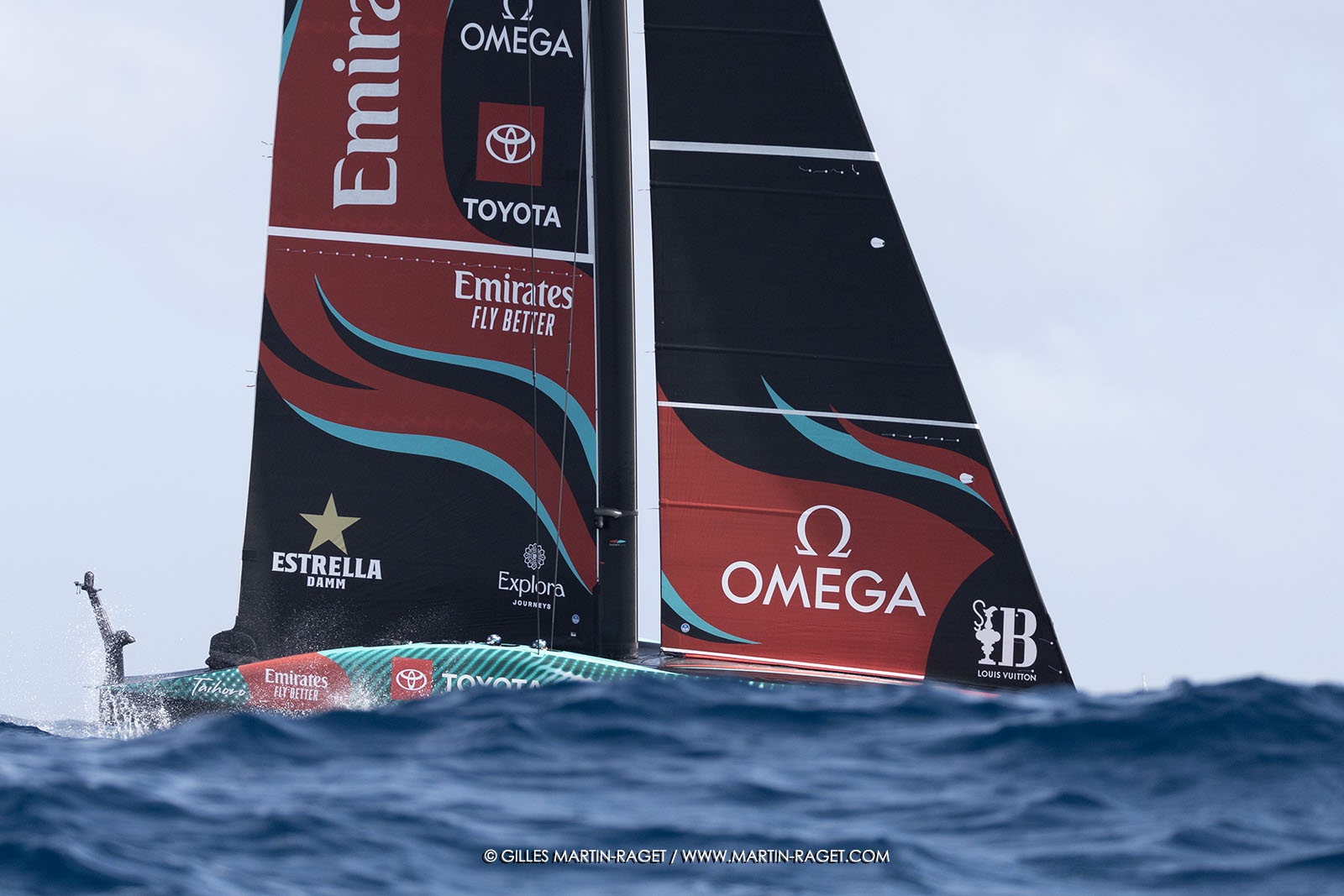 16 10 2024, Barcelona (ESP), Louis Vuitton 37th America's Cup, Final Match, Race Day 4, race 5