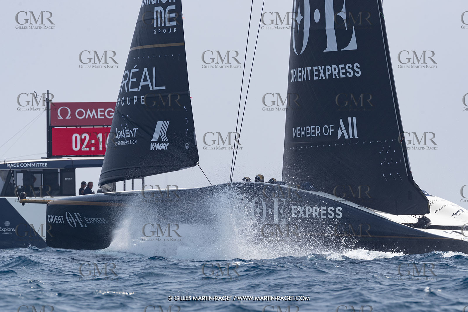 22 08 2024, Barcelona (ESP), Louis Vuitton 37th America's Cup, Louis Vuitton Preliminary Regatta, Race Day 1