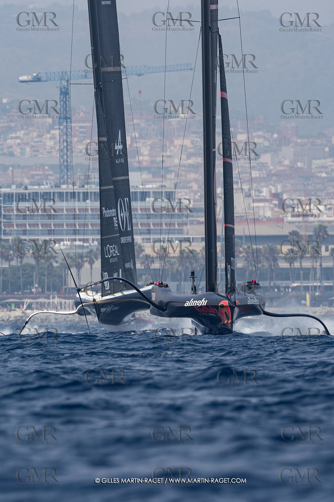 22 08 2024, Barcelona (ESP), Louis Vuitton 37th America's Cup, Louis Vuitton Preliminary Regatta, Race Day 1