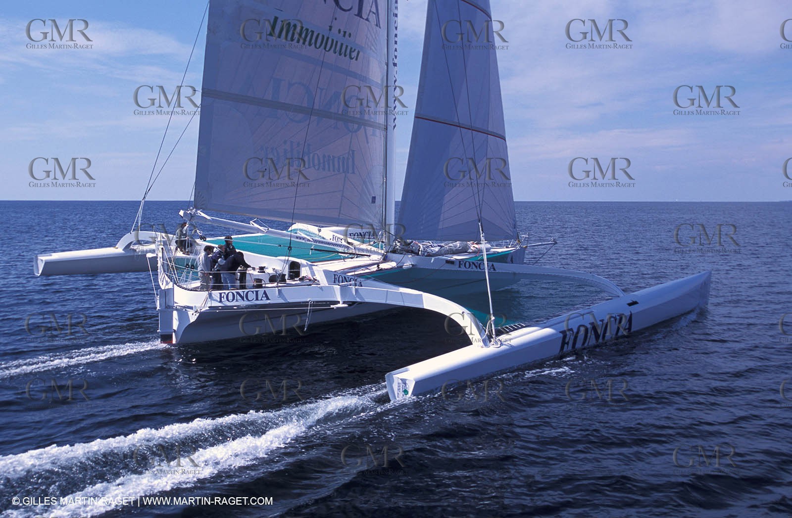 ORMA 60' Trimaran Foncia 2 - Alain Gauthier - First sails