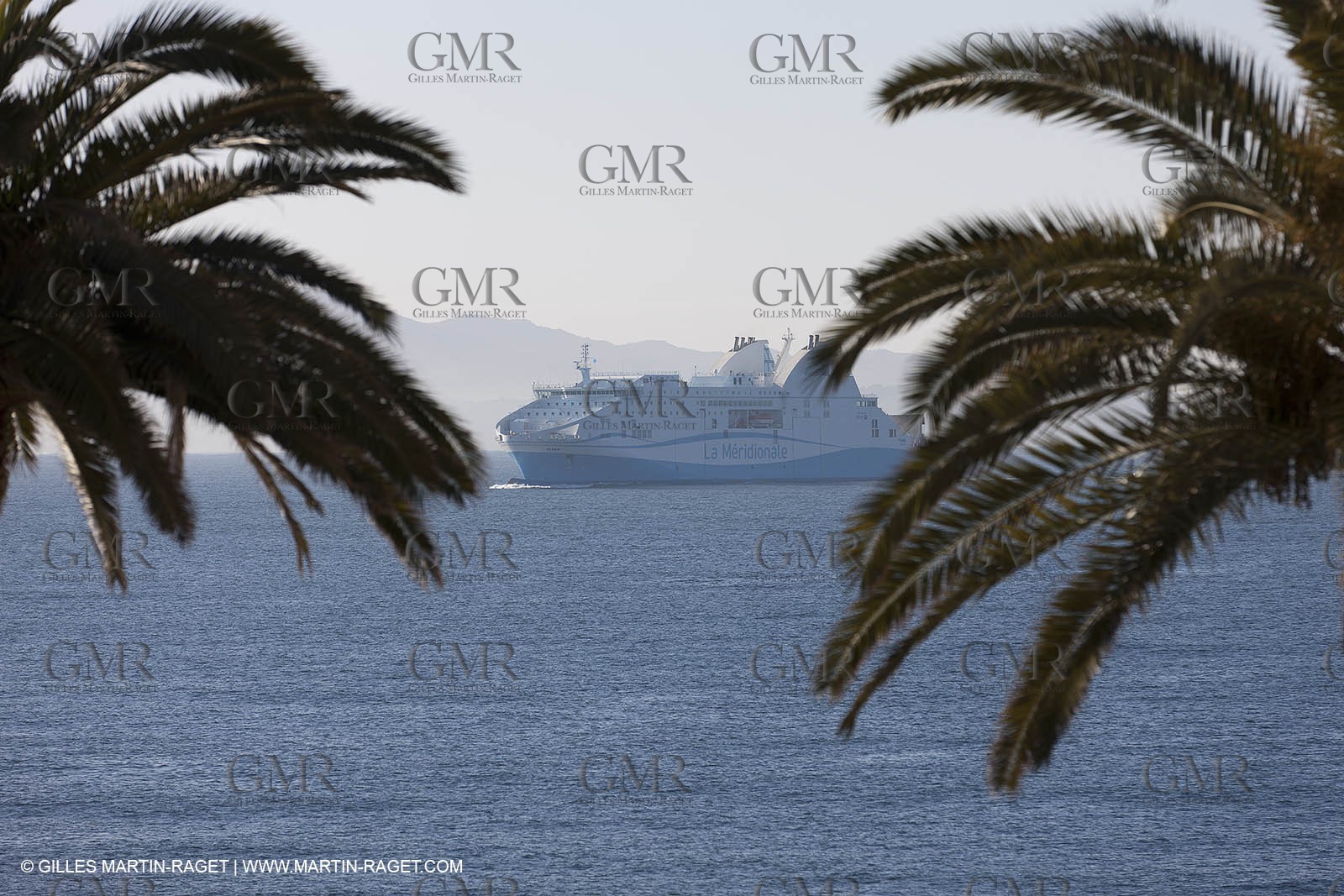 16 02 2012 - Ajaccio (FRA, Corse) -  La Méridionale shipping company- Piana at Ajaccio