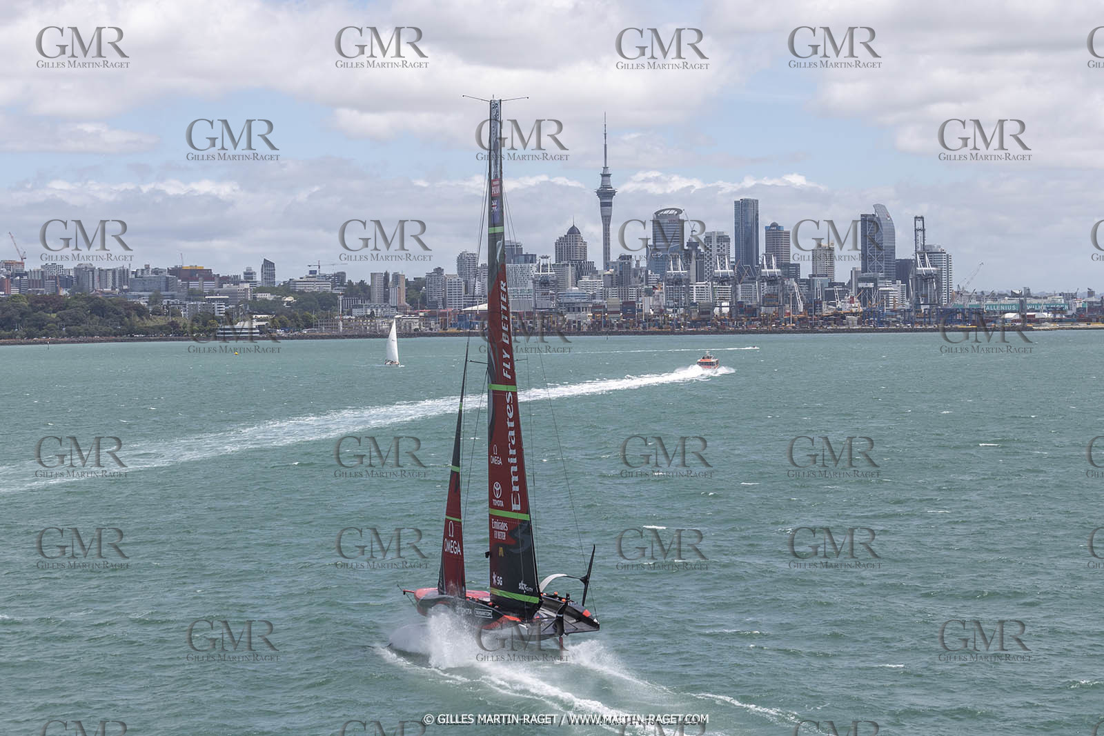 11 12 2020 - Auckland (NZL) - 36th America's Cup - Practice Sessions - Day 3 - Emirates Team New Zealand