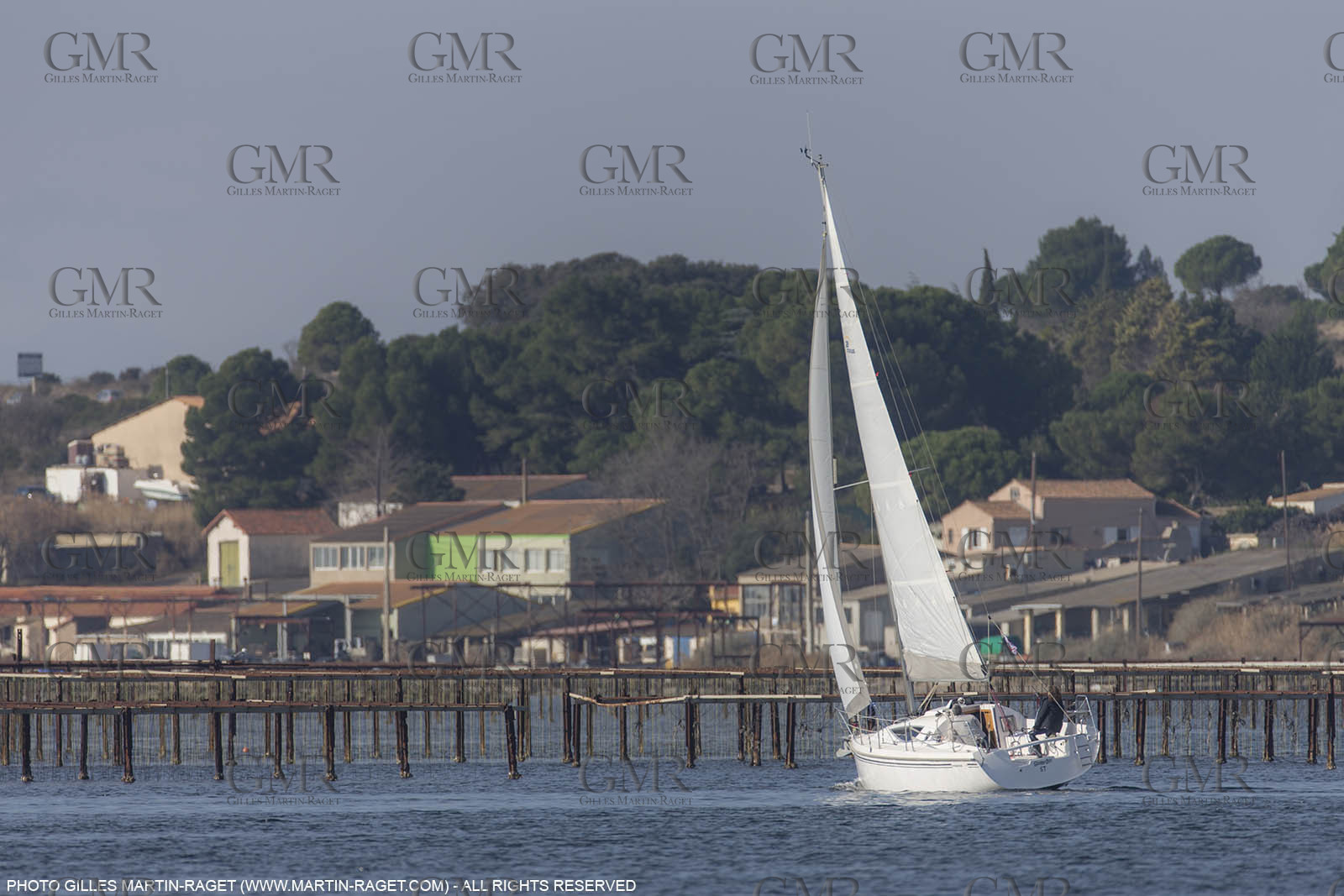 28 01 2016, Sète (FRA,34), Cruising on Thau Basin