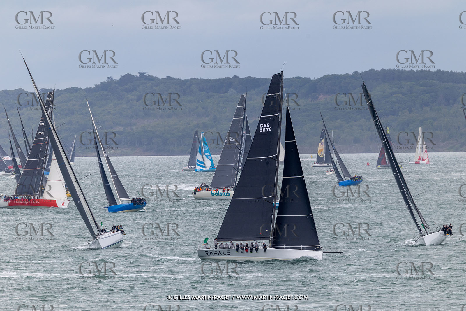 26 07 2025, Cowes (UK, IOW), Admiral's Cup 2025, Rolex Fastnet Race start,